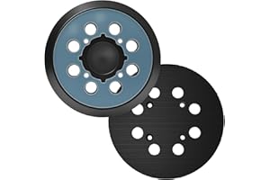 Wadoy 5 Inch Sander Pad Replacement Compatible with Dewalt Orbital Sander DWE6421 DWE6421K DWE6423 DWE6423K DCW210B, 8 Hole H