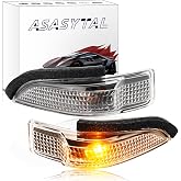 Asasytal Mirror Turn Signal Light Repeater 81740-52050 81730-52100 Side Indicator Compatible with Toyota Corolla Camry Avalon RAV4 EV Prius C Venza Yaris, 2Pcs