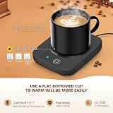 Lesipee Smart Coffee Mug Warmer Electric Cup Warmer Aluminum Panel Desk Office view 2