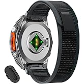 20mm Nylon Watch Band Compatible with Garmin Fenix 8 AMOLED 43mm/Fenix 7S Pro/7S/6S Pro/6S/5S plus/5S,Sport Watch Straps For Garmin Descent Mk3-43mm/Mk3i-43mm/Mk2s/Approach S70 42mm