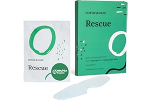 CorneaCare | Rescue Hydrogel Self Cooling Compresses | Eye Cooling Pads | Cooling Eye Patches | ​​Cooling Eye Masks | Cold Eye Masks for Puffy Eyes | 12 Count | FSA & HSA Eligible