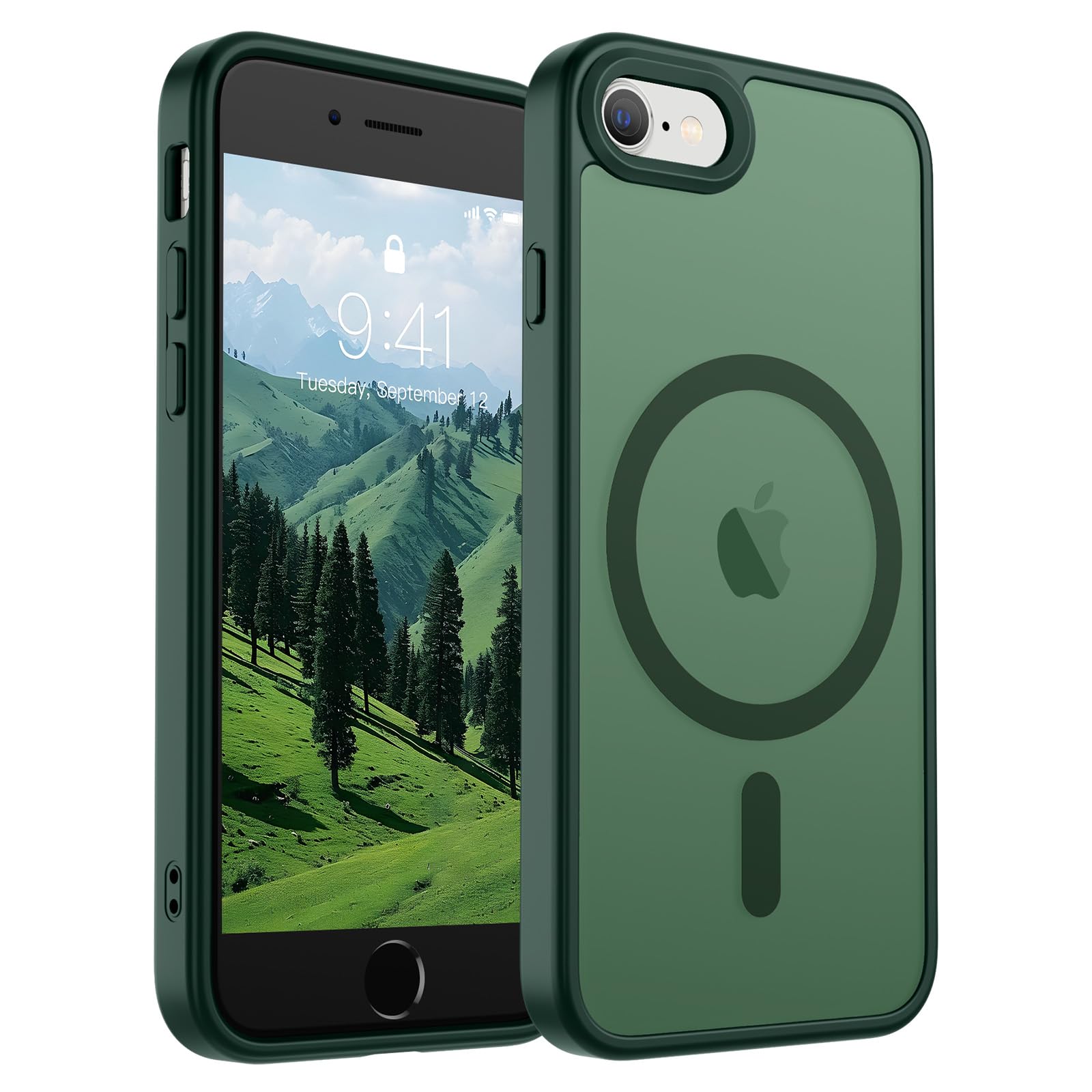 SUPFINE Magnetic for iPhone SE Case 2022 (3rd)/2020