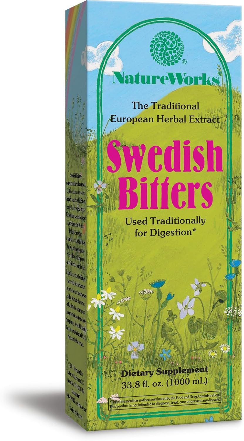 NatureWorks Swedish Bitters Traditional European Herbal