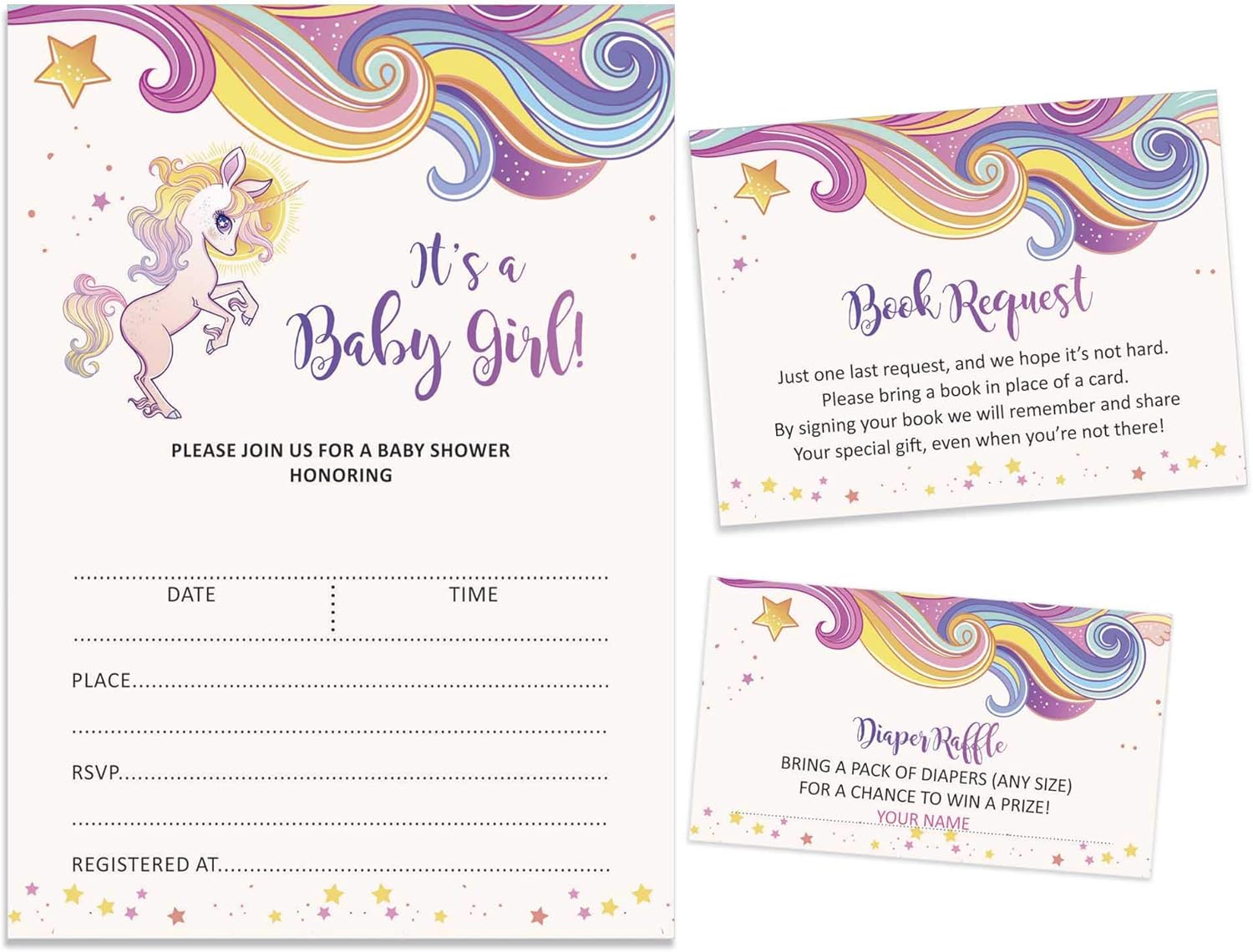 baby shower book raffle tickets