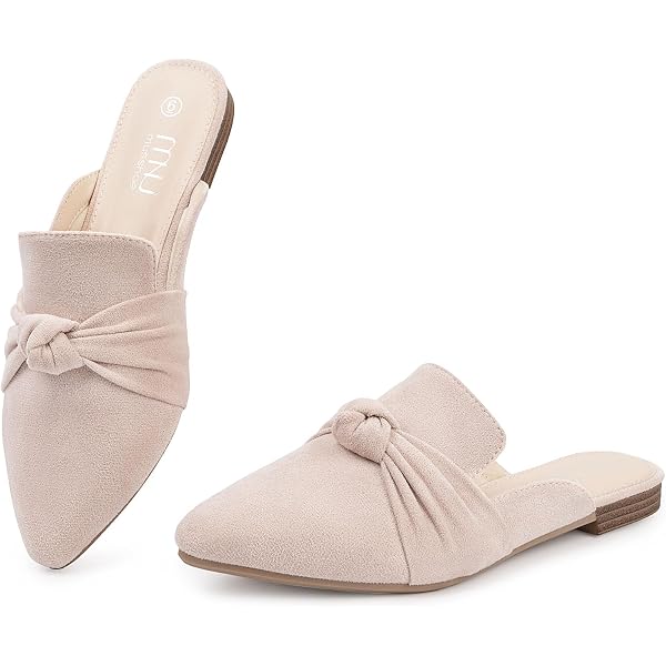 Sandalias Planas De Piel Para Mujer – Punta Cerrada, Antideslizantes, Cómodas Para Caminar Y Conducir