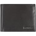 Steve Madden Men's Leather RFID Wallet Extra Capacity Attached Flip Pocket