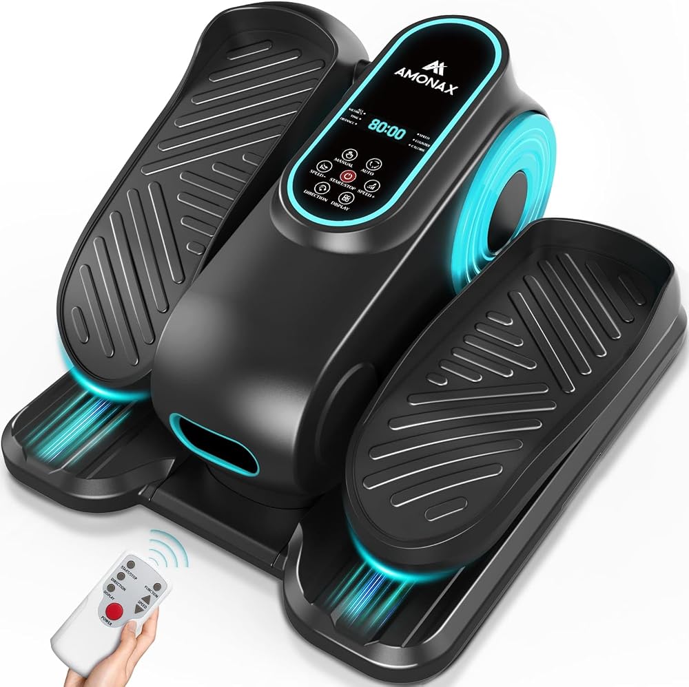 Amonax Seated Pedal Exerciser Elliptical Mini Cycle Bike For Home Use