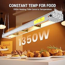 Hiteemer 48-Inch Food Heat Lamp, 1350W Commercial