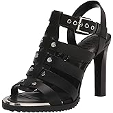 DKNY womens Bria Slingback Heel With Belt Ankle Strap