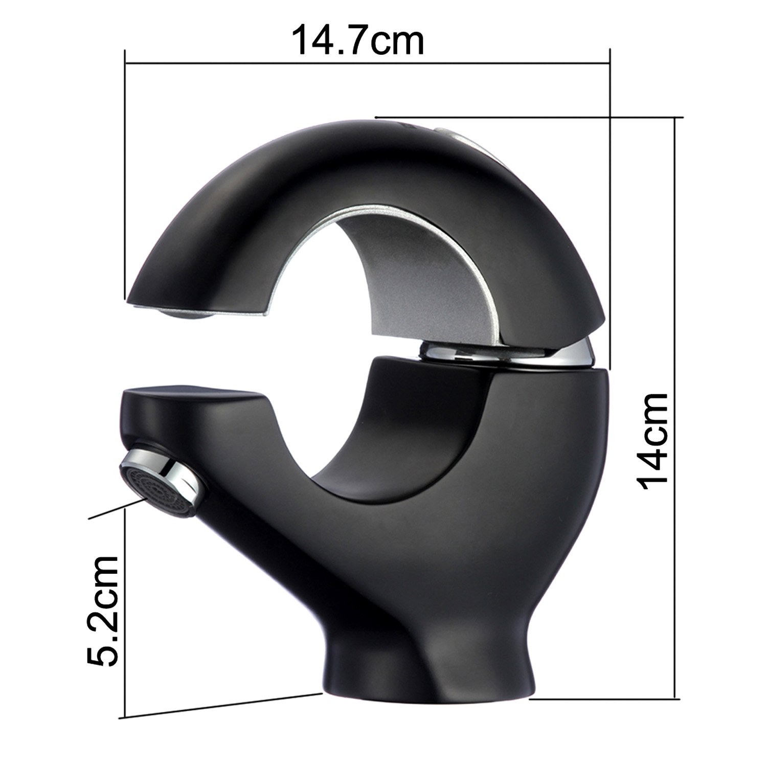 Set Waschtisch Armatur Wannenarmatur Schwarz Bad Wasserhahn