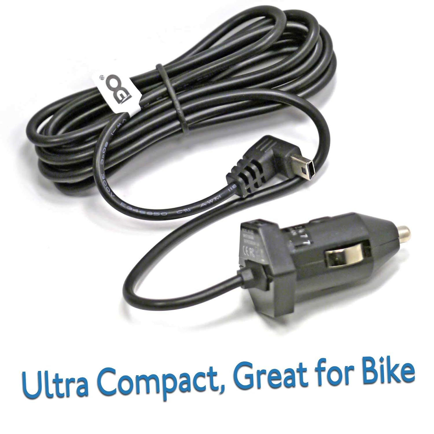 5.5 ft EDO Tech Mini USB Car Charger Power Cord for Garmin Nuvi 200