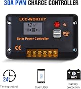 ECO-WORTHY 120W Solar Power System Kit 12V Off Grid RV Motorhome Battery view 6