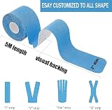 ANAMPION Kinesiology Tape Precut 3 Rolls 60 Strips 5m Waterproof Variety Pack view 3