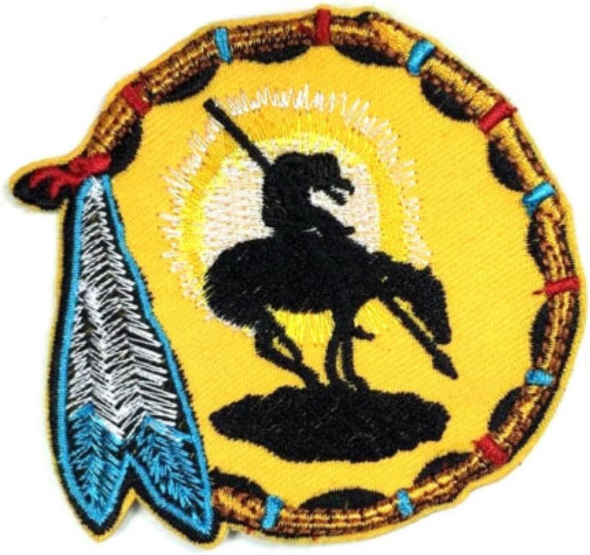 Native American Indian Pride Dream-catcher Chief Patch 3"