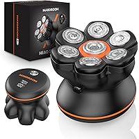 MAXGROOM JK-1688 7D Head Shaver for Bald Men, Electric Razor with Upgraded Flexible Blades, Long Battery Life, IPX6 Waterproo