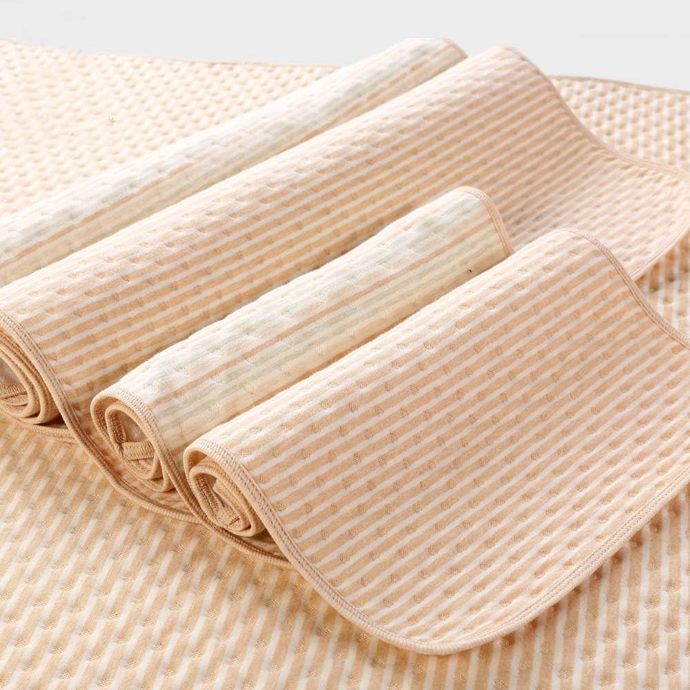 Waterproof Changing Pad Liners, Baby Mattress Protector Cotton, Waterproof Breathable Changing Pad Diapering Sheet Protector Menstrual Pads (M-50 * 70cm)
