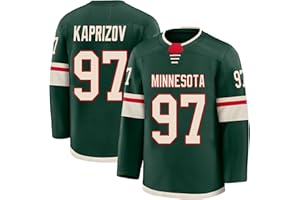 13 Mens/Women/Youth Hockey Jersey Minnesota Stitched for Sports Fan No Brand/Logos