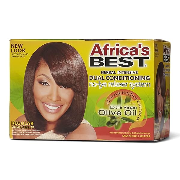NO-LYE DUAL CONDITIONING RELAXER SYSTEM BY AFRICA’S BEST
