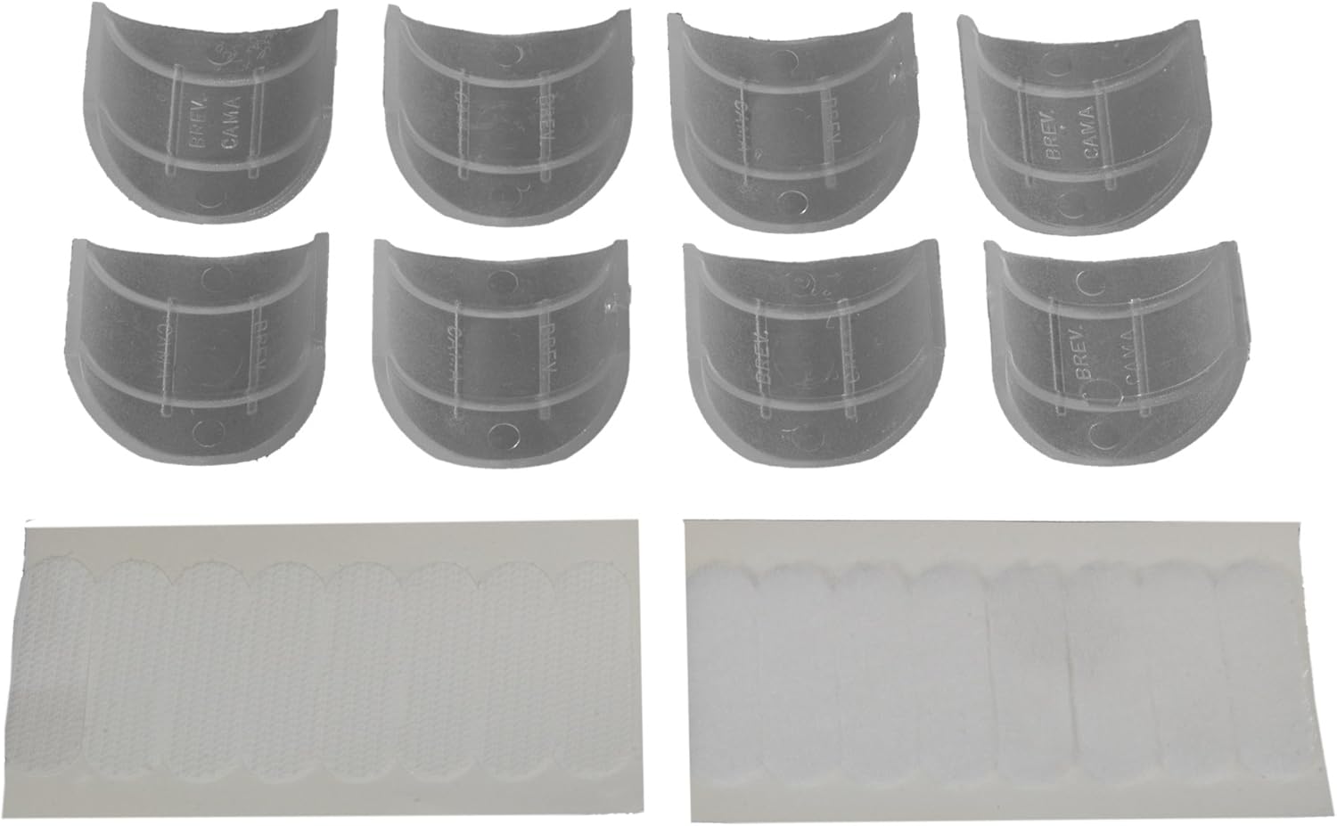 Liedeco Curtain Loop Slider with Velcro Tape for Curtain Rods, Diameter