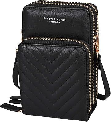 forever young crossbody cell phone shoulder bag