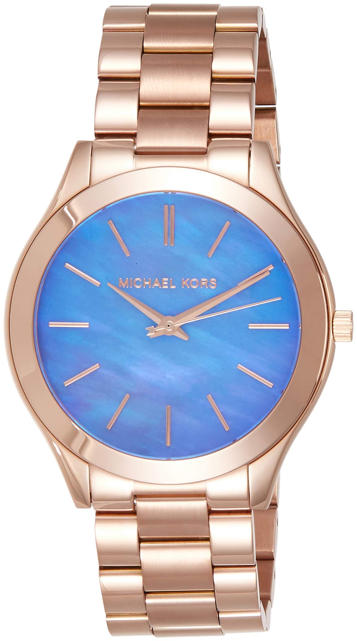 Slim Runway Rose Gold Watch MK3494 
