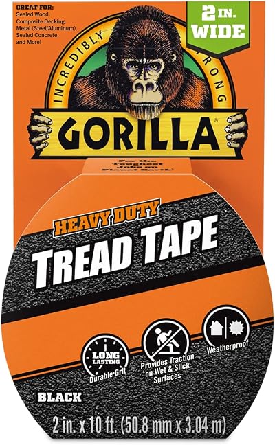 Gorilla Heavy Duty Tread Tape Black 3m Anti Slip 3044310 3m