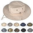 Sun Hats for Men Women Boonie Hat UPF 50+ Bucket Hat Wide Brim UV Protection Fishing Hiking Safari Outdoor Hats