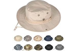 ROSOZ Sun Hats for Men Women Boonie Hat UPF 50+ Bucket Hat Wide Brim UV Protection Fishing Hiking Safari Outdoor Hats