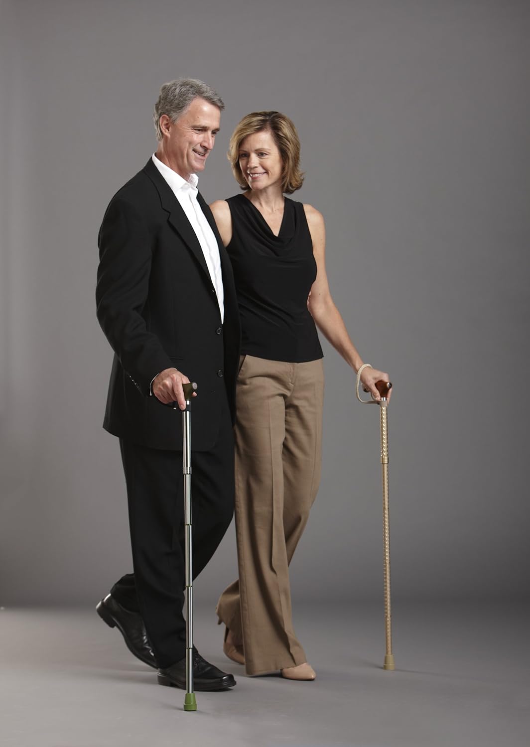 Switch Sticks Adjustable Folding Walking Cane and Walking Stick Collapses and Adjusts from 32 to 37 inches, Engraved Pearl Gold: Home & Kitchen