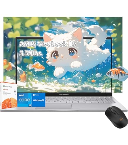 Amazon.com: ASUS VivoBook 15 Laptop, 15.6” Full HD Display, Intel