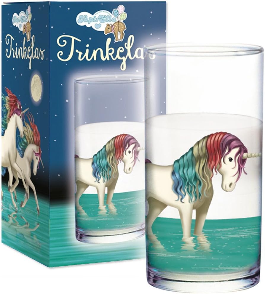 Lutz Mauder 19606 TapirElla Kinder Trinkglas Einhorn Lunabelle