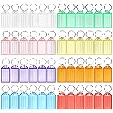 Cuttte 48 Pack Plastic Key Tags, Key Labels with