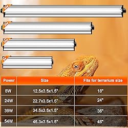 REPTIDLDB 39W T5 10.0 UVB Reptile Light Fixture