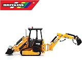 Britains JCB Farm Tomy Toys 1:32 Backhoe Loader Die Cast Tractor view 4