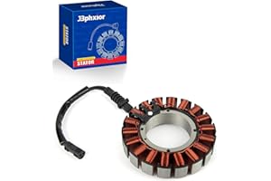 JBphxior 29987-06 Stator FIT For Harley Davidson Electra Glide, Road King,Road Glide 2006-2013,Street Glide 2006-2015 50 Amp 3 phase,OEM 29987-06 29987-06A