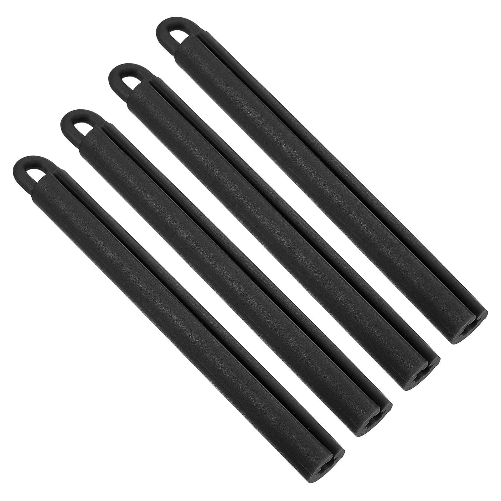 PATIKIL 7.7" Billiard Cue Hanger, 4 Pack Snooker Pool Rod Billiard Stick Storage Hanging Tool Accessory, Black