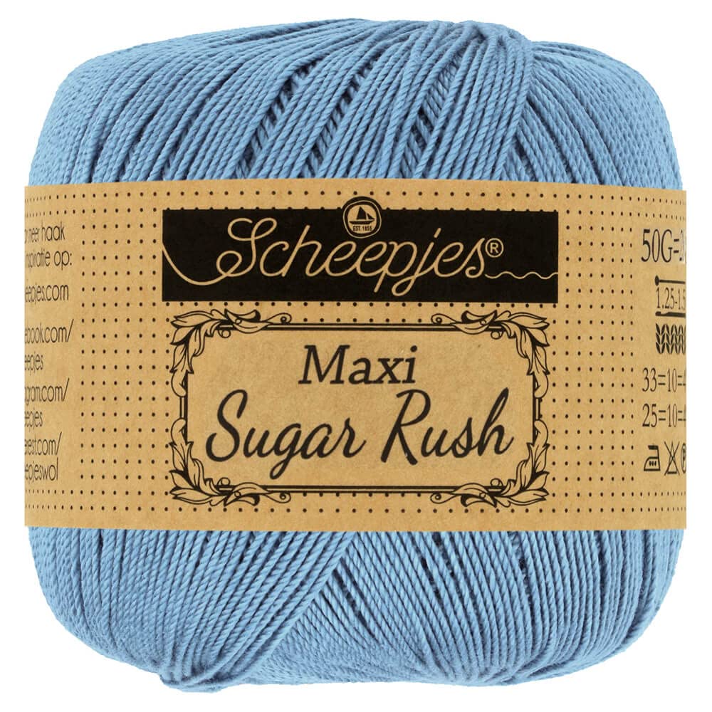 Scheepjes - Scheepjes Maxi Sugar Rush 247 Bluebird Yarn - 1x50g — image 1