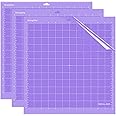 REALIKE 12x12 StrongGrip Cutting Mat for Cricut Maker 3/Maker/Explore 3/Air 2/Air/One(3 Mats), Gridded Adhesive Non-Slip Cut Mat for Crafts, Quilting, Sewing and All Arts