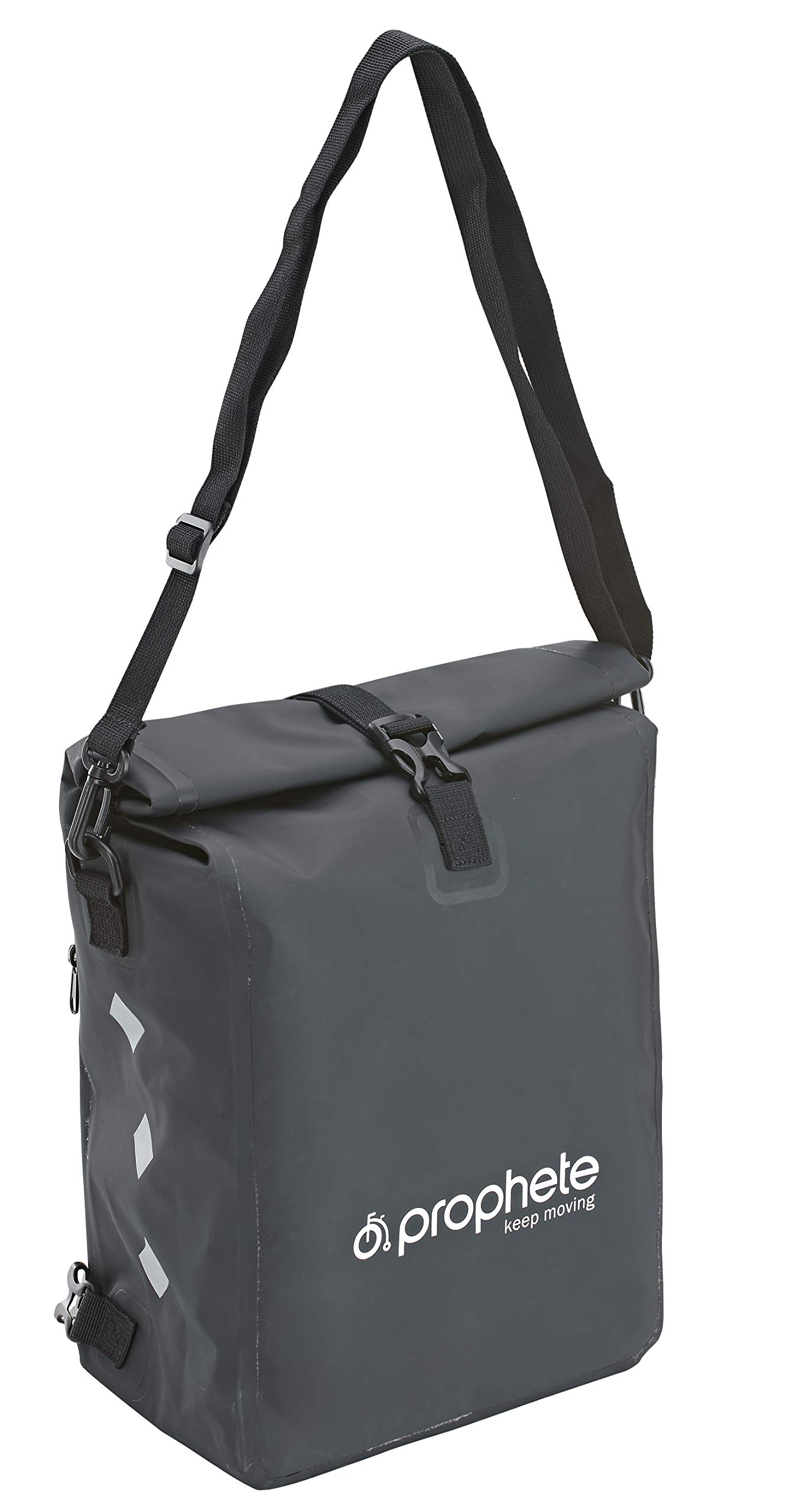 Prophete Unisex – Adult Side Pack Bag/Backpack Bag, Black, Plain