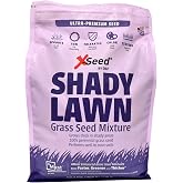 X-Seed Ultra Premium Shady Lawn Grass Seed Blend &ndash; Heavy Shade Grass Seed Mixture &ndash; Grows Thick in Shady Areas, Performs Well in Poor Soils, Requires Less Fertilizer and Water &ndash; 3 lbs.