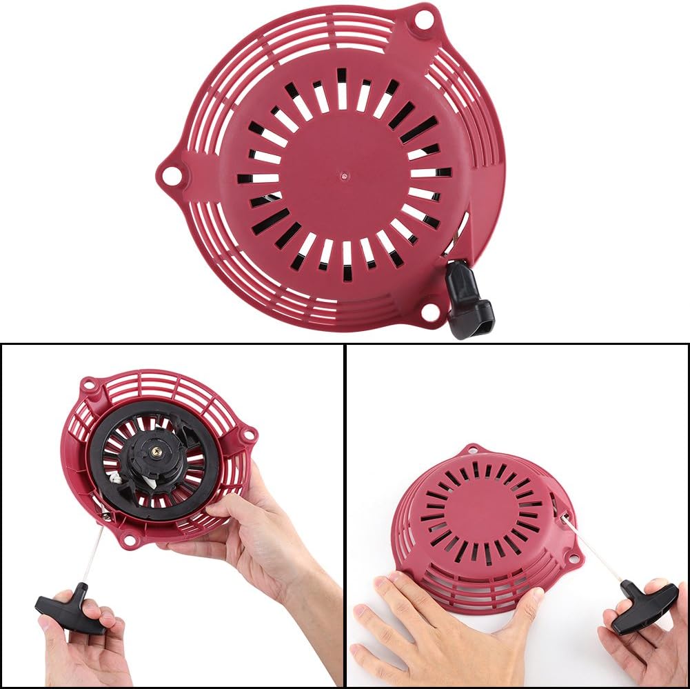 Amazon Co Jp リコイルスターター 交換 汎用エンジンパーツ 草芝刈り機 プルスタートアセンブリ リコイルカバー スペアパーツナイロンロープ ホーム キッチン