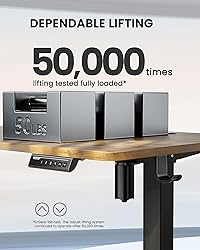 ErGear Height Adjustable Electric Standing Desk, 40