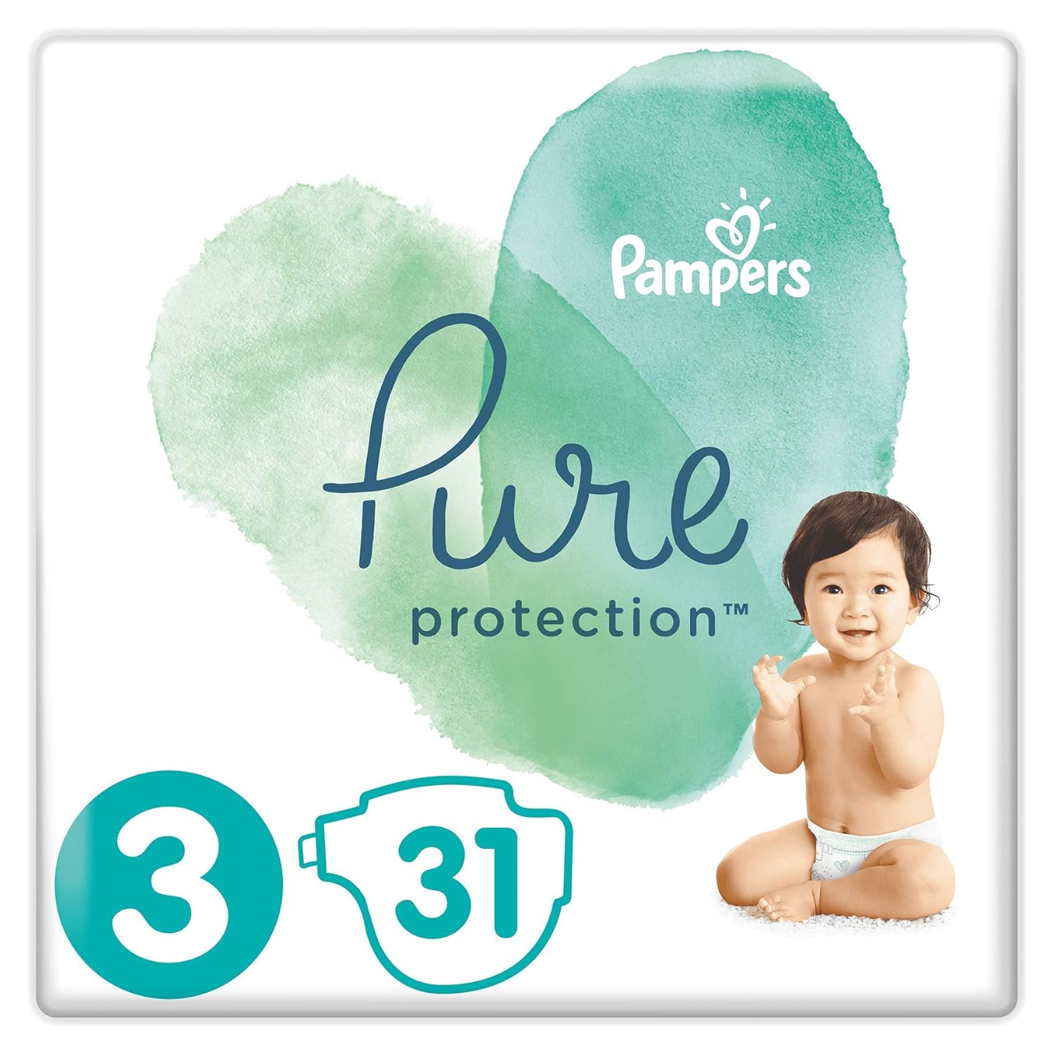 pampers pure nappies