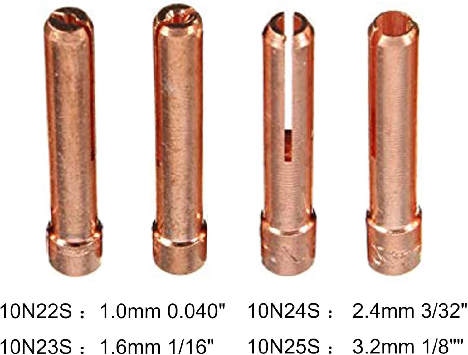 Zinger 53pcs TIG Welding Torch Stubby Gas Lens #10 Pyrex Glass Cup Kit Accessories for DB SR WP-17/18/26 TIG Welding Torch, with Cup+Back Cup+Nozzle+Collet+Collet Body+Gas Lens+Cup Gasket - - 