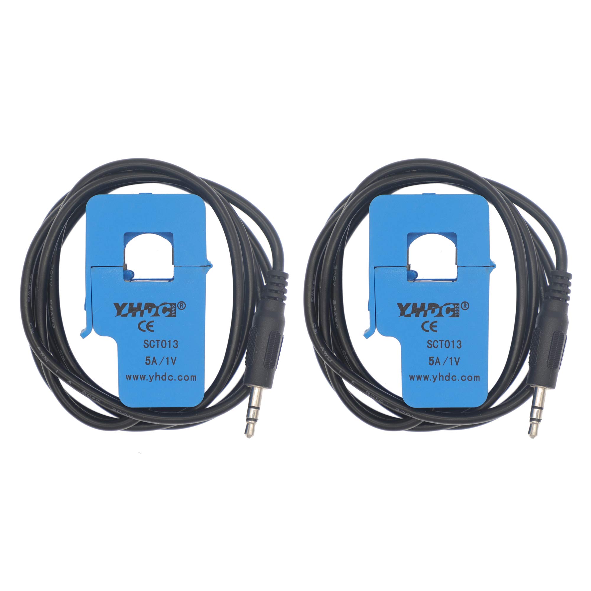 2PCS SCT013-005 5A 1V Non-invasive Split Core Current Transformer Sensor