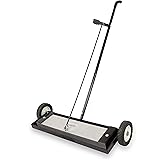 Master Magnetics Magnetic Sweeper Heavy Duty Push-Type with Release, 24" Sweeping Width, 1 each, Part No. MFSM24RX