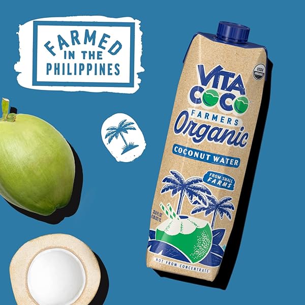 VITA COCO ORGANIC COCONUT WATER, 33.8 FZ