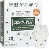 Joonya Pull-Up Pants Baby Diapers, Size 4 L (15-26 lb) - 6 Bags of 25 (150) - Non Toxic, Eco-Friendly, High Absorbency, Overnight Use, Ultra Slim & Soft - Made in Denmark