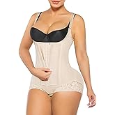 SHAPERX Women's Fajas Colombianas Shapewear Tummy Control Body Shaper Girdles Post Surgery Compression Garment