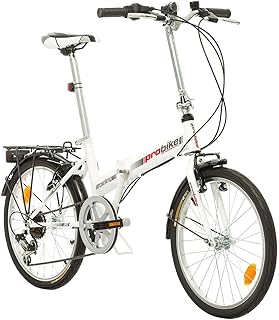 PROBIKE Multibrand Folding 20 Zoll Klapprad, Faltrad, Shimano 6 Gang, Herren-Fahrrad &amp; Jungen-Fahrrad, geeignet ab 155 cm - 185 cm